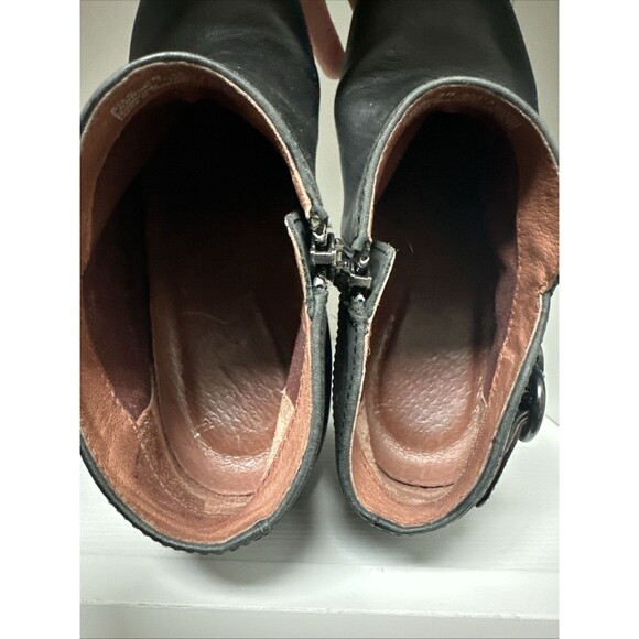 Dansko Perry Black Waterproof Leather Ankle Boots Women's 7.5 - 8 / EU38 Booties - Picture 6 of 10